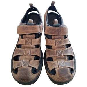 Timberland Brown Fisherman Leather Sandals 9